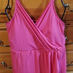 Pink Swim Dress By Lands End
